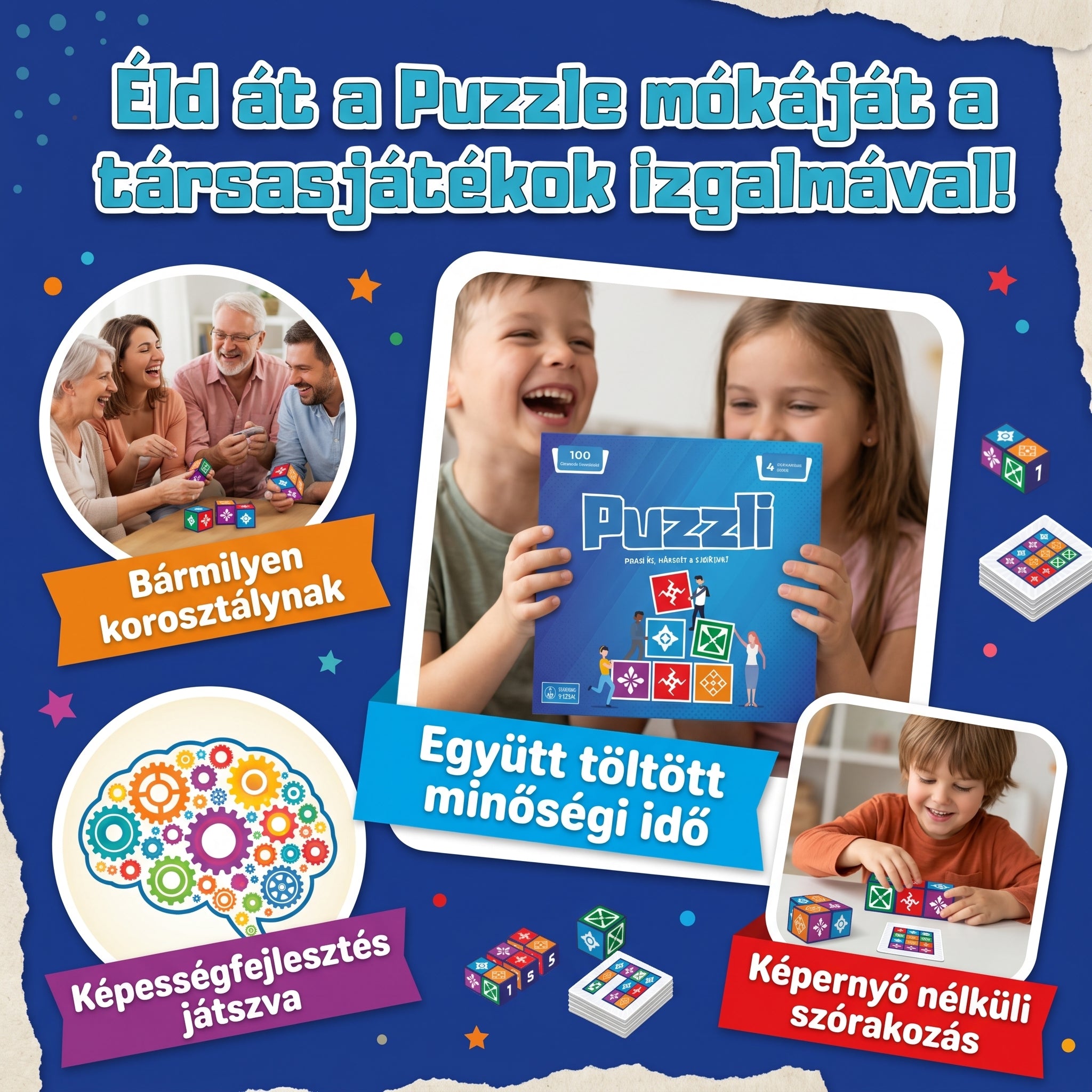 Puzzli - Puzzle, ami társasjátékká változik!